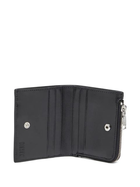 Diesel Play III patent leather cardholder - Black