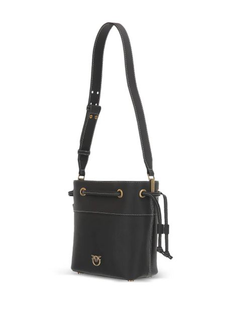 PINKO leather shoulder bag - Black - zdjęcie produktu nr 2