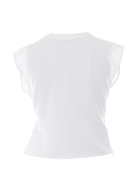 Eleh asymmetric draped top - White - zdjęcie produktu nr 2