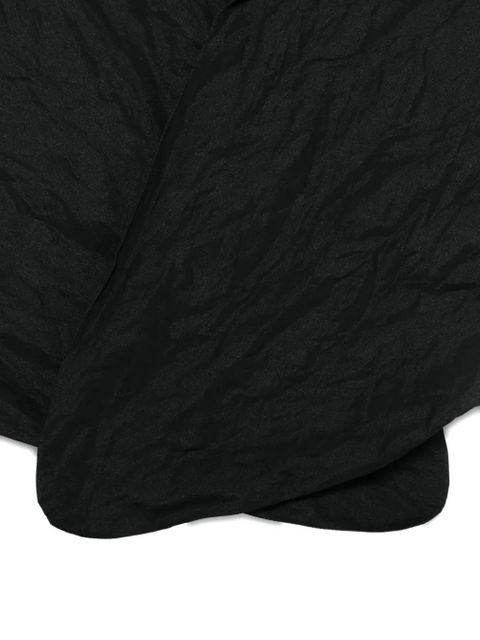 TOTEME Big crinkled scarf - Black - zdjęcie produktu nr 2