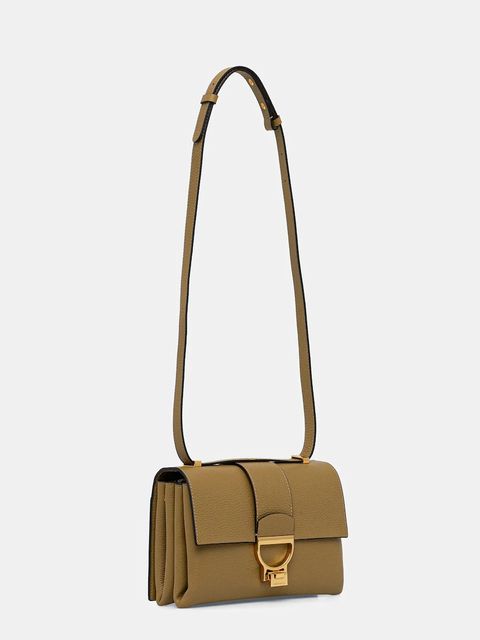 Coccinelle torebka skórzana kolor zielony E1 MD5 12 07 01