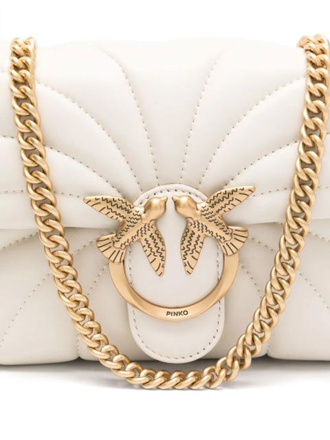 PINKO mini Love Puff cross body bag - White