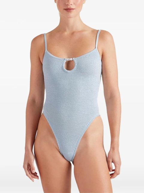 Hunza G Mia beaded swimsuit - Blue