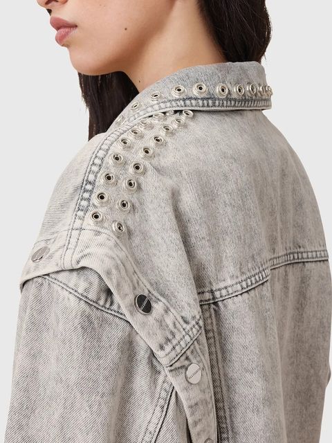AllSaints kurtka jeansowa bawełniana CHLO