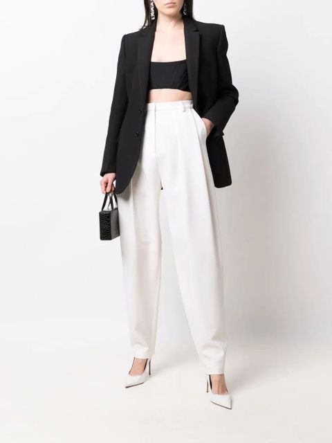 Magda Butrym tapered high-waisted trousers - Neutrals