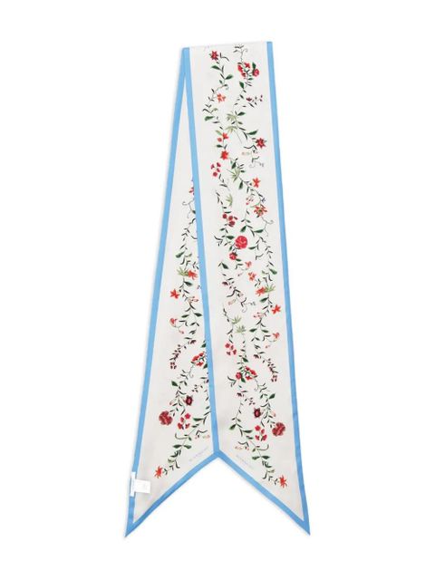 Givenchy Maxi floral-print silk scarf - White - zdjęcie produktu nr 1