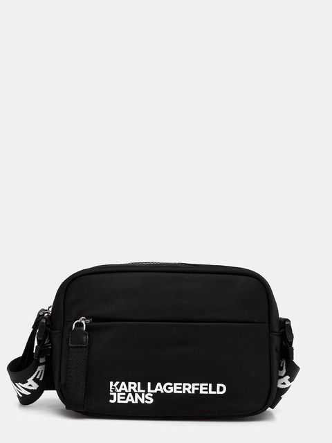 Karl Lagerfeld Jeans saszetka kolor czarny A3M30352 - zdjęcie produktu nr 1