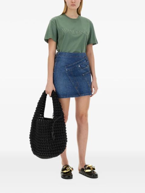 JW Anderson denim mini skirt - Blue - zdjęcie produktu nr 2