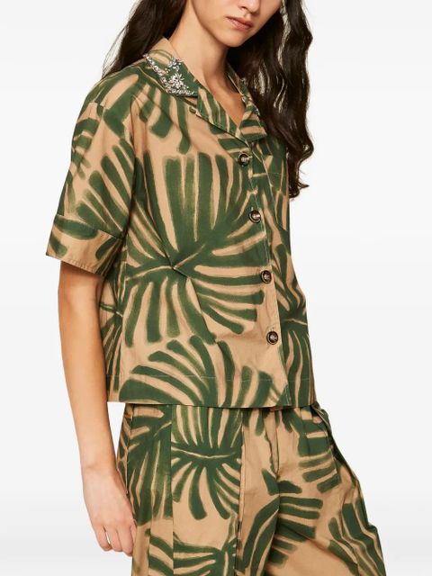 TWINSET print embroidery shirt - Neutrals