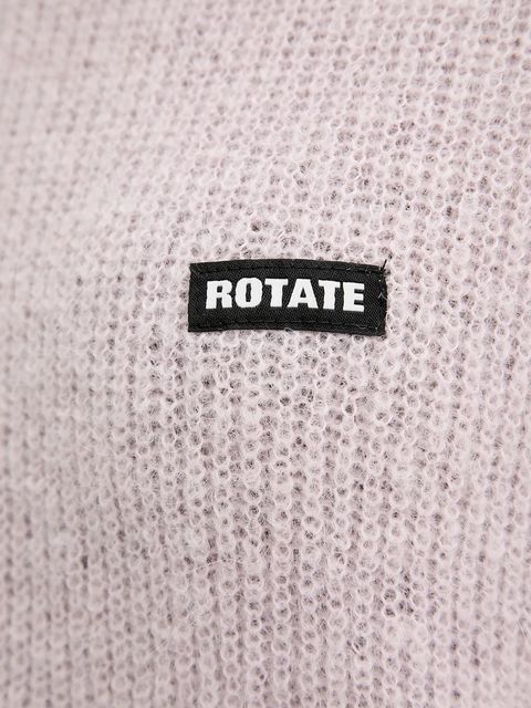 Rotate sweter z wełną damski kolor różowy lekki 114278191