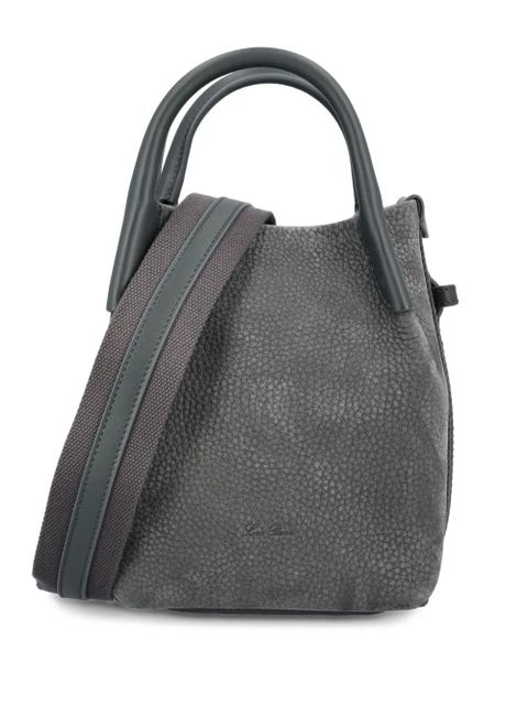 Loro Piana top handle tote bag - Grey - zdjęcie produktu nr 1