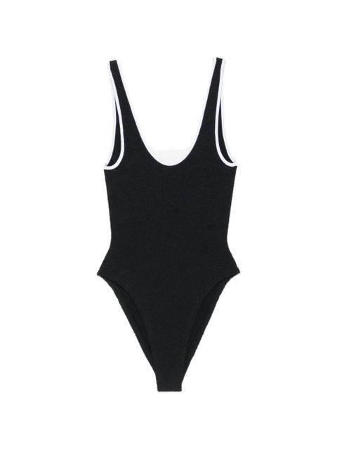 Hunza G crinkle-effect swimsuit - Black - zdjęcie produktu nr 1