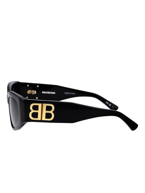 Balenciaga Eyewear Bossy round-frame sunglasses - Black