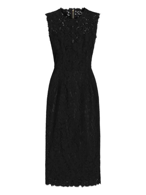 Dolce & Gabbana lace sleeveless midi dress - Black - zdjęcie produktu nr 1
