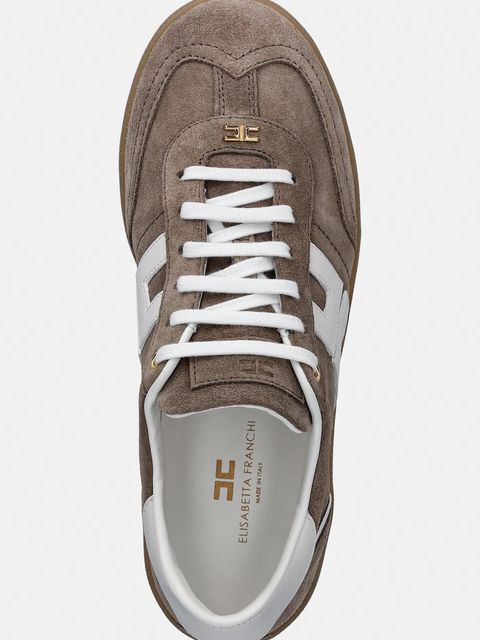 Elisabetta Franchi sneakersy zamszowe - zdjęcie produktu nr 1