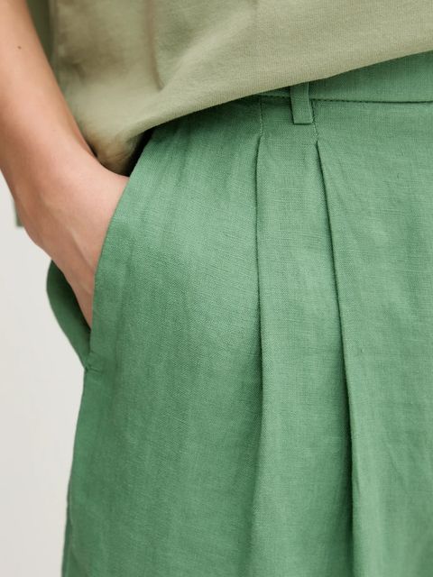 United Colors of Benetton szorty lniane