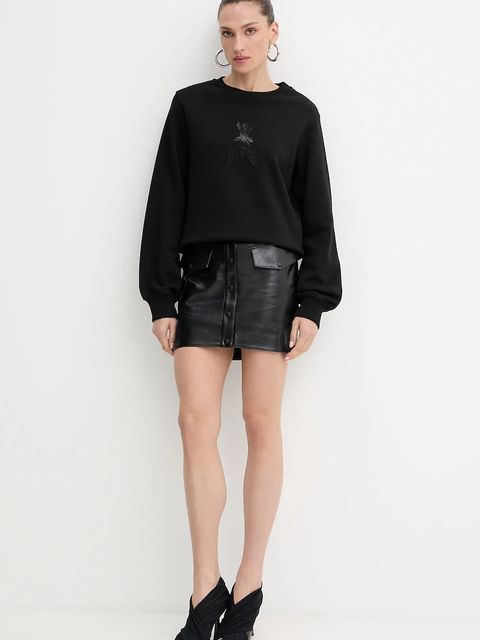 Patrizia Pepe spódnica kolor czarny mini ołówkowa 8G0488 E070 - zdjęcie produktu nr 2