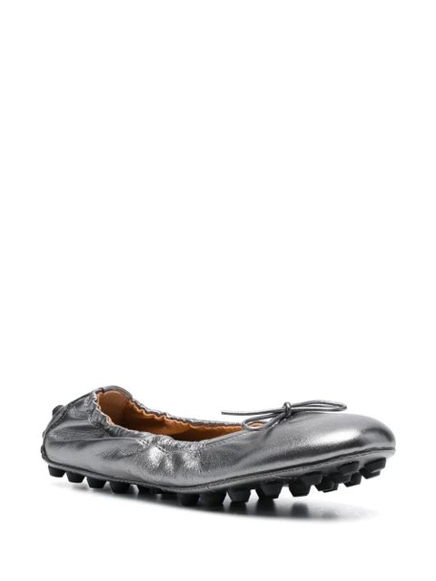 Tod's Gommino ballerina shoes - Silver - zdjęcie produktu nr 2