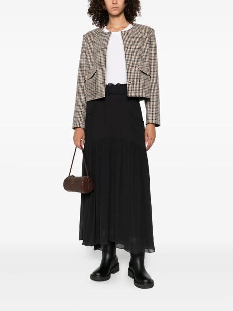 MARANT ÉTOILE ruffled maxi skirt - Black