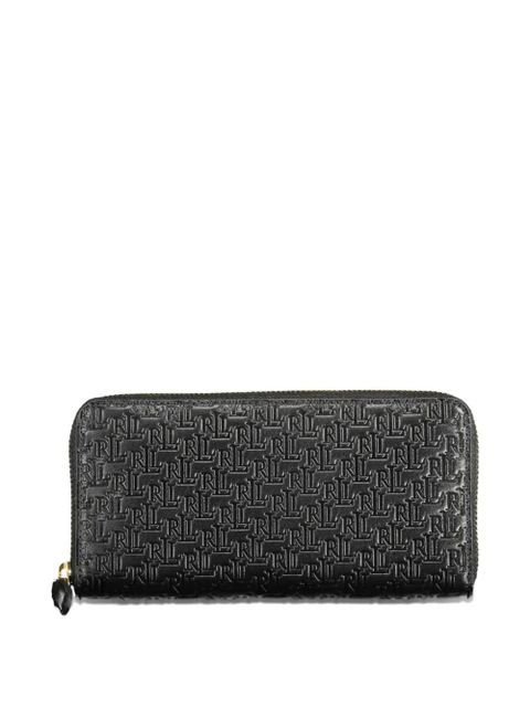 Lauren Ralph Lauren monogram-embossed wallet - Black - zdjęcie produktu nr 1