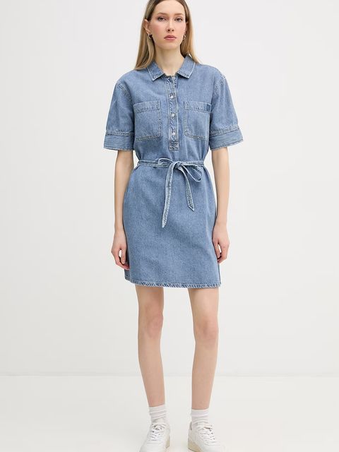 DKNY sukienka letnia jeansowa - zdjęcie produktu nr 1