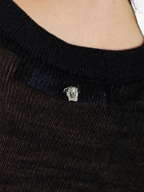 Versace Medusa-detail long-sleeve mini dress - Black - zdjęcie produktu nr 2