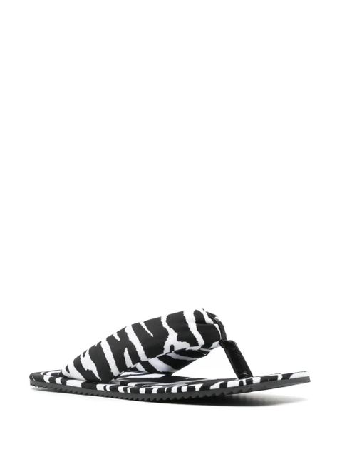 The Attico zebra-print slides - White - zdjęcie produktu nr 2