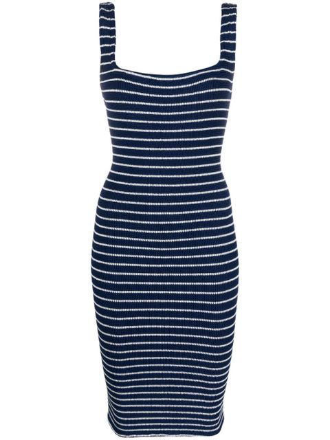 Hunza G striped tank dress - Blue - zdjęcie produktu nr 1