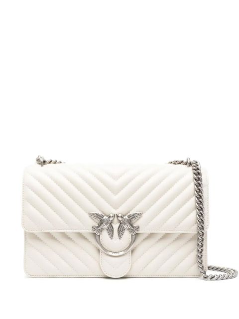 PINKO Classic Love One shoulder bag - White - zdjęcie produktu nr 1