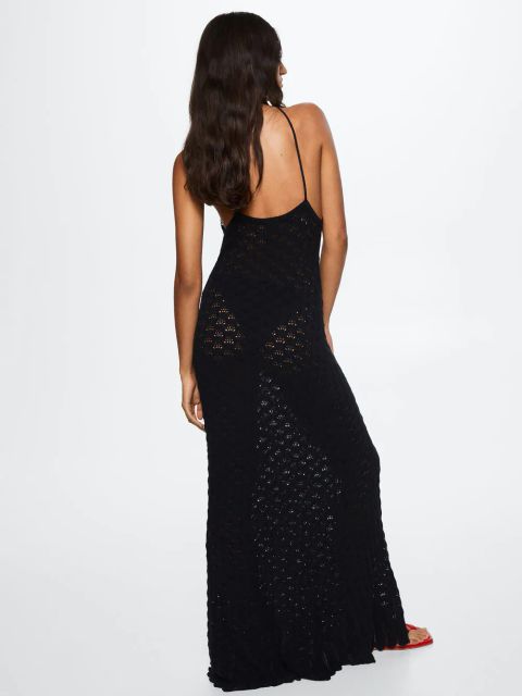 Ażurowa sukienka z dzianiny - zdjęcie produktu nr 2