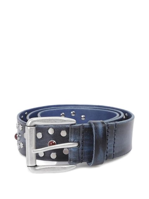 OUR LEGACY Vortex leather belt - Blue - zdjęcie produktu nr 2