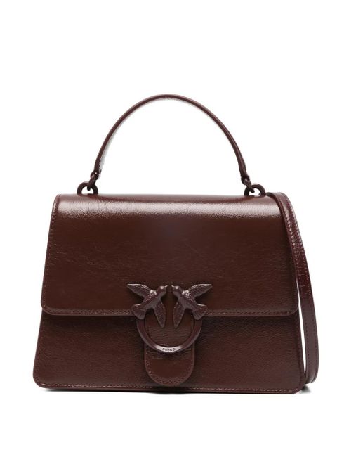 PINKO Love One logo-plaque tote bag - Red - zdjęcie produktu nr 1