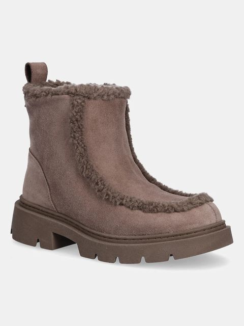 Inuikii śniegowce zamszowe Biker Suede kolor brązowy 1002.012.0011.163 - zdjęcie produktu nr 1