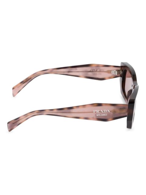 Prada Eyewear rectangle-frame sunglasses - Brown