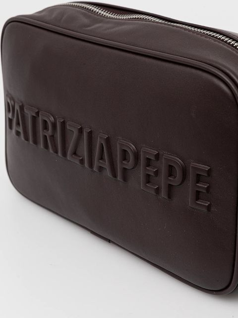 Patrizia Pepe torebka skórzana kolor brązowy 8B0254 L113 - zdjęcie produktu nr 2