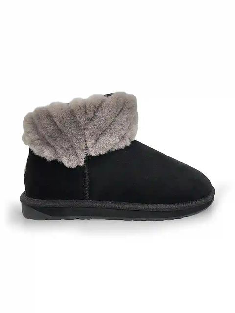 Emu Australia śniegowce zamszowe Pyke kolor czarny W13193 - zdjęcie produktu nr 1