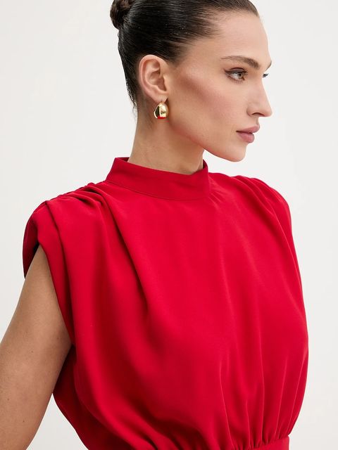 Morgan sukienka kolor czerwony mini prosta RESTY.F