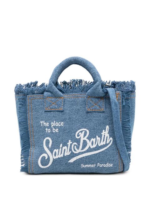 MC2 Saint Barth fringed top handle bag - Blue - zdjęcie produktu nr 1