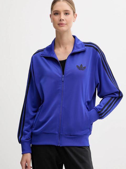 adidas Originals bluza Firebird damska kolor niebieski z aplikacją JX6462 - zdjęcie produktu nr 1