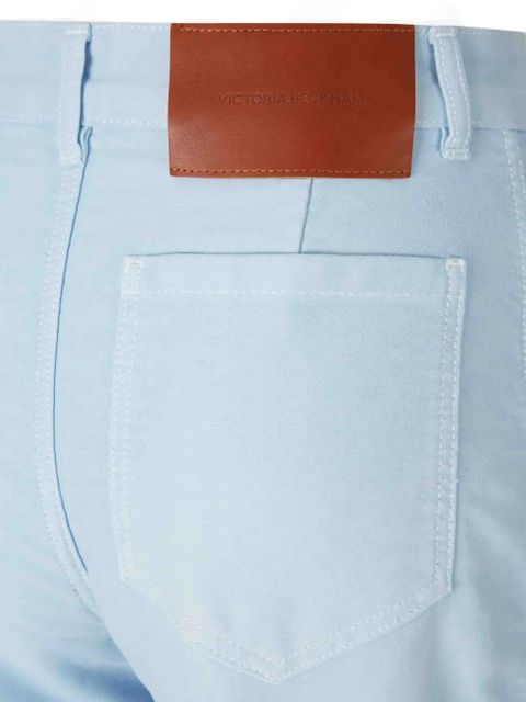 Victoria Beckham patch-pocket flared jeans - Blue