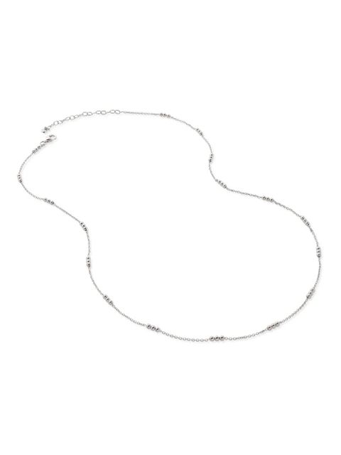 Monica Vinader triple-beaded chain necklace - Silver - zdjęcie produktu nr 2