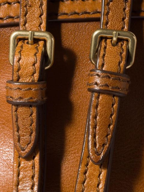 Miu Miu Caprice leather clutch - Brown