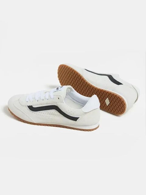 Vans sneakersy zamszowe Super Lowpro kolor biały VN000D83CCZ1