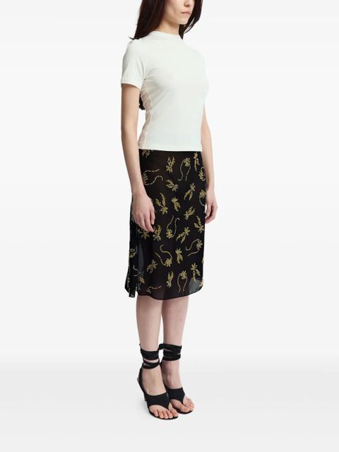 16Arlington Dafne midi skirt - Black