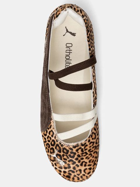 Puma baleriny Speedcat Ballet Wild Wns kolor brązowy 406689