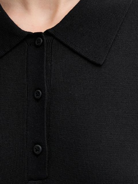 Calvin Klein polo damski kolor czarny LV044C341G