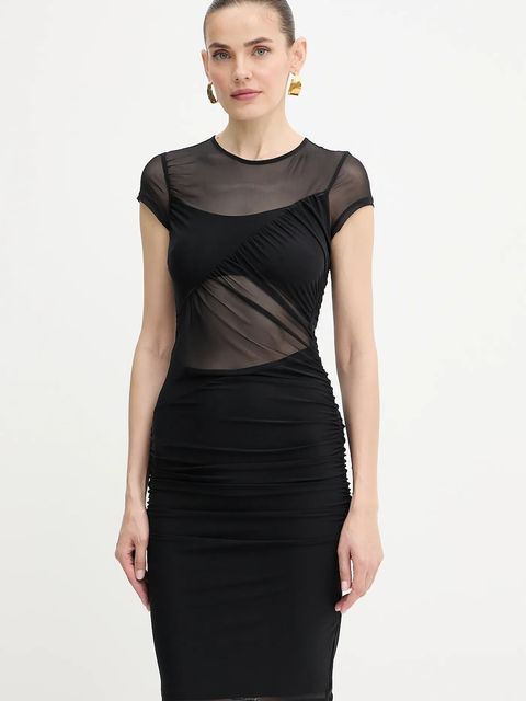 Guess sukienka GRACEY kolor czarny mini dopasowana W5YK66 KBAH2 - zdjęcie produktu nr 1