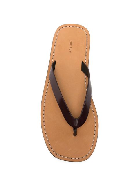 The Row City thong-strap sandals - Red