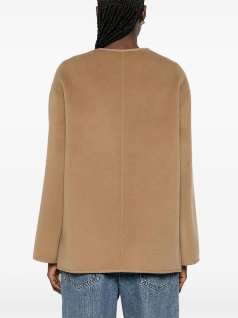 Róhe double-faced jacket - Brown