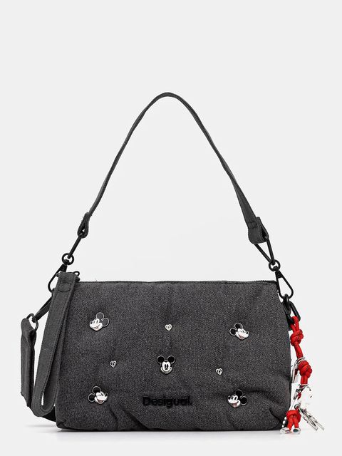 Desigual torebka MICKEY STUD kolor szary 25WAXD08 - zdjęcie produktu nr 1